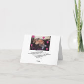 Gefaltete Mitteilungskarte (Rückseite)