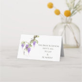 Gefaltete Platzkarte (Rückseite)