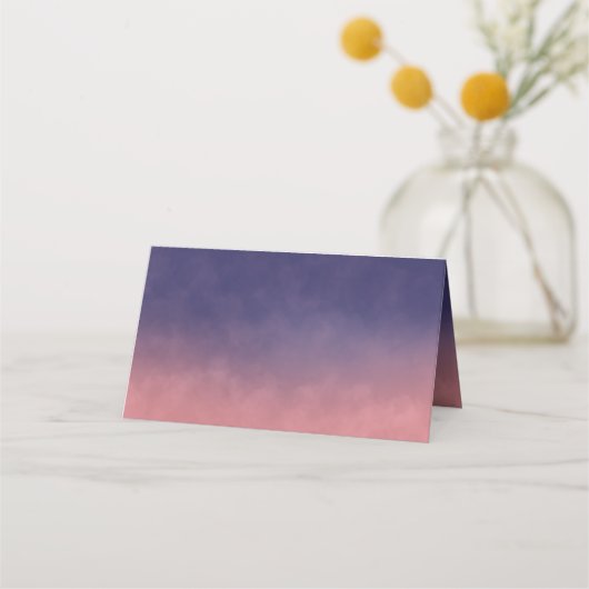 Gefaltete Platzkarte (Rückseite)