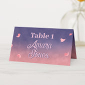 Gefaltete Platzkarte