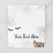 Gefaltete Platzkarte (Außenseite Aufgefaltet)