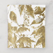 Gefaltete Platzkarte (Innenseite Aufgefaltet)