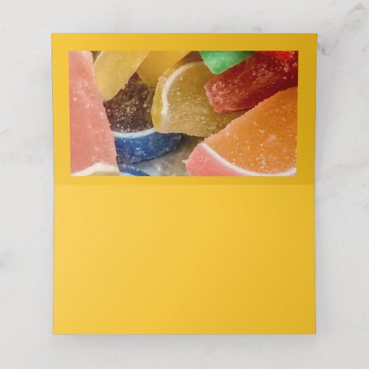 Gefaltete Platzkarte für die Kindergeburtstagsfeie (Innenseite Aufgefaltet)