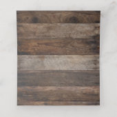 GEFALTETE PLATZKARTEN | Rustic Wood Lemon Wedding (Innenseite Aufgefaltet)