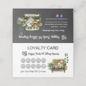 Gefaltete Treuekarte (Außenseite Aufgefaltet)