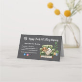 Gefaltete Treuekarte (Rückseite)