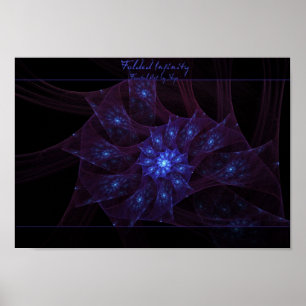 Gefaltete Unendlichkeit Poster