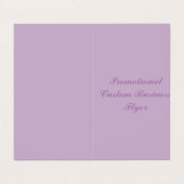 Gefaltete vertikale Buch-Visitenkarte Visitenkarten (Außenseite Aufgefaltet)