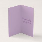 Gefaltete vertikale Buch-Visitenkarte Visitenkarten (Innenseite)