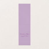 Gefaltete vertikale Zelt-Visitenkarte Visitenkarten (Innenseite Aufgefaltet)