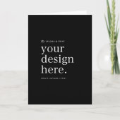 Gefaltete Vertikalkarte | Design-Upload 5x7 Karten (Vorderseite)