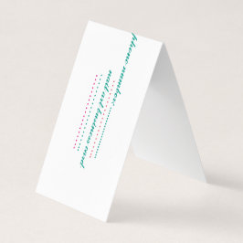 gefaltete Visitenkarte Visitenkarten