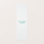 gefaltete Visitenkarte Visitenkarten (Innenseite Aufgefaltet)