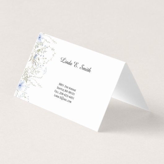 Gefaltete Visitenkarten (Vorderseite)