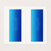 Gefaltete Visitenkarten (Innenseite Aufgefaltet)