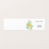 Gefaltete Visitenkarten (Außenseite Aufgefaltet)