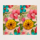 Gefaltete Visitenkarten (Außenseite Aufgefaltet)