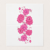 Gefaltete Visitenkarten (Außenseite Aufgefaltet)