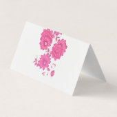 Gefaltete Visitenkarten (Rückseite)