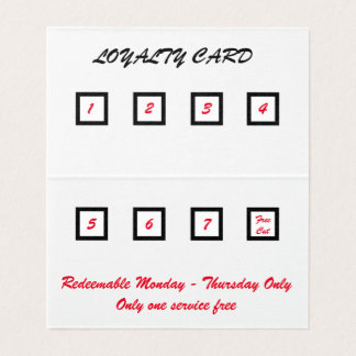 Gefaltete Visitenkarten