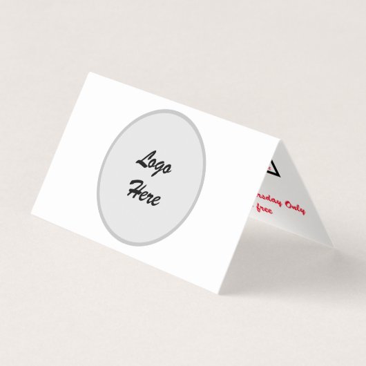 Gefaltete Visitenkarten (Vorderseite)