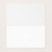 Gefaltete Visitenkarten (Außenseite Aufgefaltet)