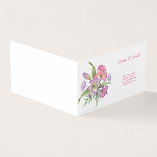 Gefaltete Visitenkarten