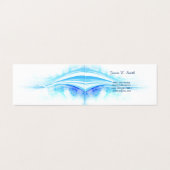 Gefaltete Visitenkarten (Außenseite Aufgefaltet)