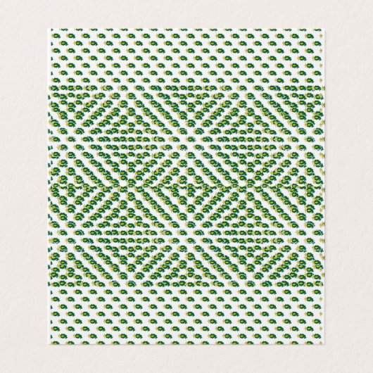 Gefaltete Visitenkarten (Innenseite Aufgefaltet)