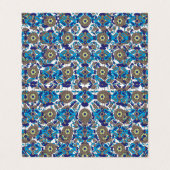 Gefaltete Visitenkarten (Außenseite Aufgefaltet)