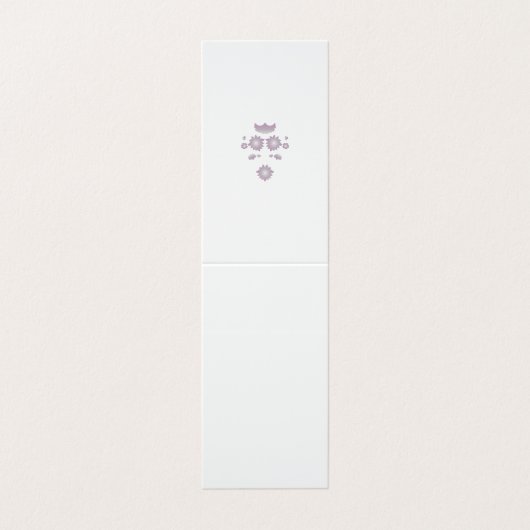 Gefaltete Visitenkarten (Außenseite Aufgefaltet)