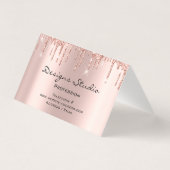 Gefaltete Visitenkarten (Rückseite)