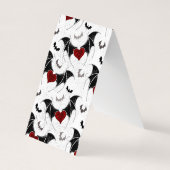 Gefaltete Visitenkarten (Rückseite)