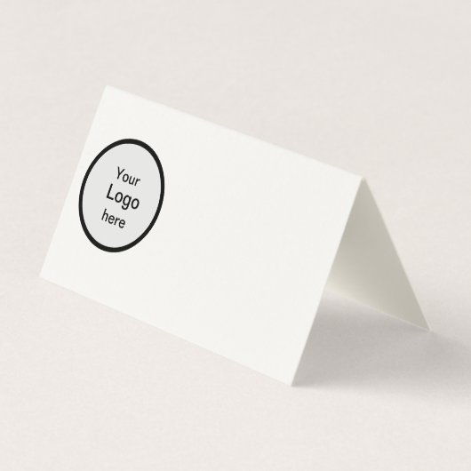 Gefaltete Visitenkarten (Rückseite)