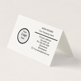 Gefaltete Visitenkarten