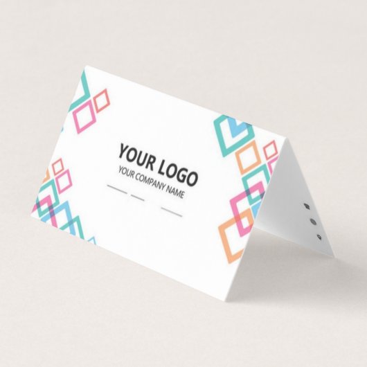 Gefaltete Visitenkarten (Vorderseite)