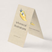 Gefaltete Visitenkarten (Rückseite)