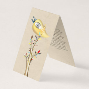 Gefaltete Visitenkarten