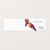 Gefaltete Visitenkarten (Außenseite Aufgefaltet)