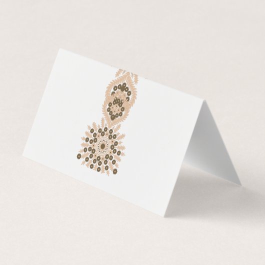 Gefaltete Visitenkarten (Rückseite)