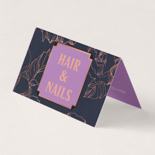 Gefaltete Visitenkarten