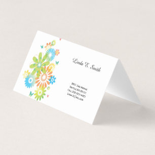 Gefaltete Visitenkarten