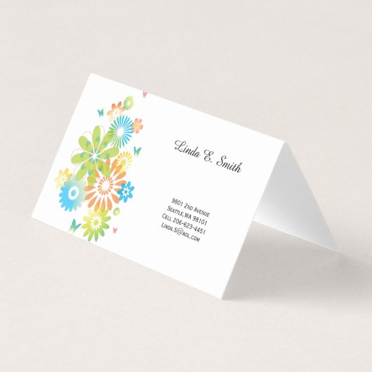 Gefaltete Visitenkarten (Vorderseite)