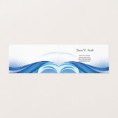 Gefaltete Visitenkarten (Außenseite Aufgefaltet)