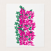 Gefaltete Visitenkarten (Innenseite Aufgefaltet)