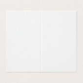 Gefaltete Visitenkarten (Außenseite Aufgefaltet)