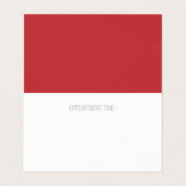 GEFALTETE VISITENKARTEN: "VINTAGE BLUME" VISITENKARTEN (Innenseite Aufgefaltet)