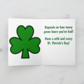 Gefaltete Weihnachtskarte Feiertagskarte (Innenseite)