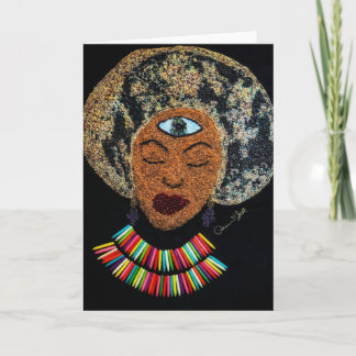 Gefaltete Weihnachtskarte - Nubian-Serie I* Feiertagskarte