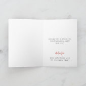 Gefaltete Weihnachtskarte | Weihnachts-Lieferwagen Feiertagskarte (Innenseite)